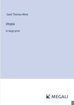 Paperback Utopia: in large print Book