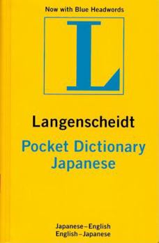 Paperback Langenscheidt's Pocket Dictionary Japanese/English Book
