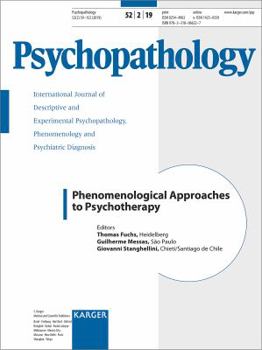 Paperback Phenomological Approaches to Psychotherapy Book