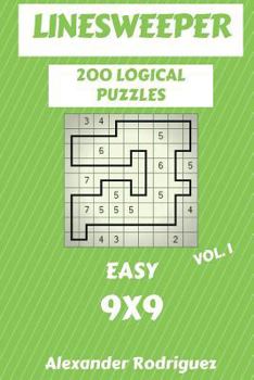 Paperback Linesweeper Puzzles 9x9 - Easy 200 vol. 1 Book