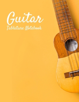 MUSIC PAPER NoteBook - Guitar Chord, Standard Staff & Tablature: Pages for Lyrics and Music (Guitar version): Notebook for composition and ... on left, music staves & guitar tabs on right