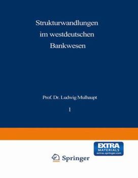 Paperback Strukturwandlungen Im Westdeutschen Bankwesen [German] Book