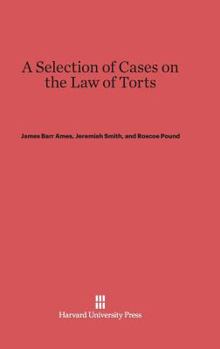 Hardcover A Selection of Cases on the Law of Torts, Volume 1: New Edition Book