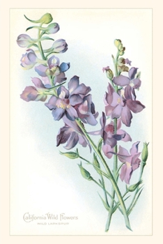 Paperback The Vintage Journal California Wildflowers, Larkspur Book
