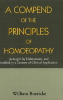 Paperback Compend of the Principles of Homoeopathy Book