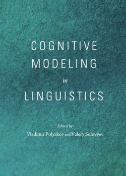 Hardcover Cognitive Modeling in Linguistics Book