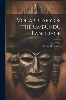 Paperback Vocabulary of the Umbundu Language Book