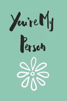 Paperback You're My Person: Notebook / Journal Book