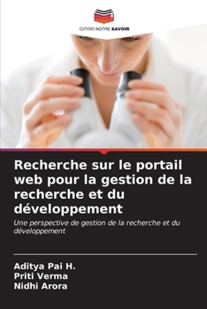 Paperback Recherche sur le portail web pour la gestion de la recherche et du développement [French] Book