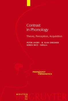 Hardcover Contrast in Phonology Book