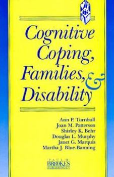 Paperback Cognitive Coping, Families, and Disability Book