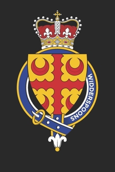 Paperback Widderspoons: Widderspoons Coat of Arms and Family Crest Notebook Journal (6 x 9 - 100 pages) Book