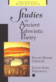 Paperback Studies in Ancient Yahwistic Poetry Book
