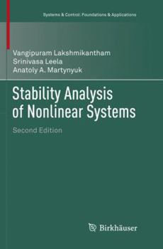 Paperback Stability Analysis of Nonlinear Systems Book