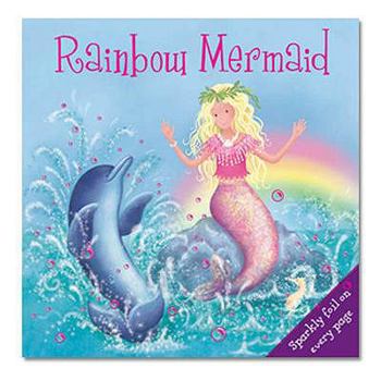 Hardcover Rainbow Mermaid Book