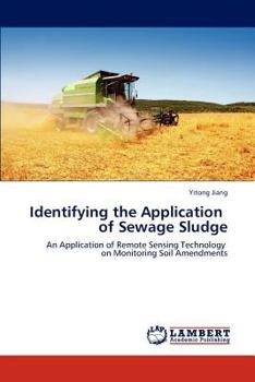 Paperback Identifying the Application of Sewage Sludge Book