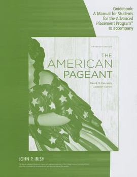 Paperback The American Pageant Guidebook: A Manual for Students for the Advanced Placement Program Book