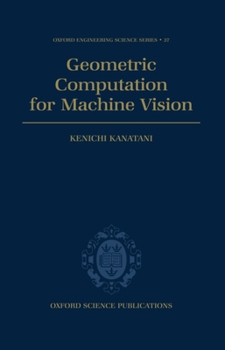 Hardcover Geometric Computation for Machine Vision Book