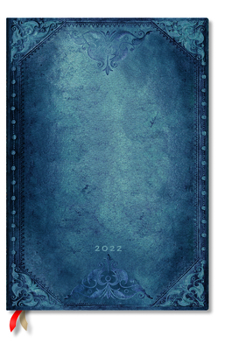 Calendar Peacock Punk Bold 2022 12-Month Hardcover Planner, Grande - Vertical Week-At-A-Time Book
