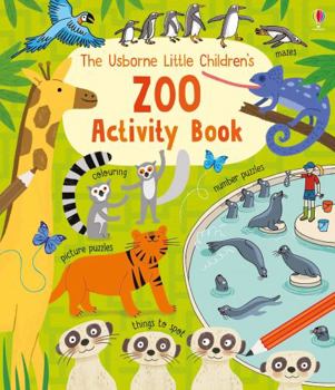 Paperback Little Childrens Zoo Acivity Book