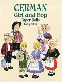 Paperback German Girl and Boy Paper Dolls Book