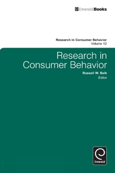 Hardcover Research in Consumer Behavior Book