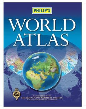 Hardcover Philip's World Atlas. Book