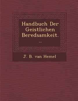 Paperback Handbuch Der Geistlichen Beredsamkeit... [German] Book