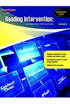 Paperback Reading Intervention: Foundations for Success: Reproducible Grade 6 Book