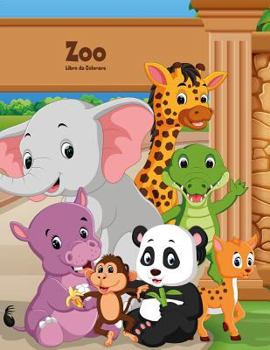 Paperback Zoo Libro da Colorare 1 [Italian] Book