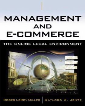Hardcover Management and E-Commerce: The Online Legal Environment Book