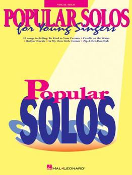 Paperback Popular Solos for Young Singers Book