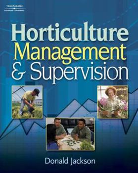 Hardcover Horticulture Management and Supervision Book