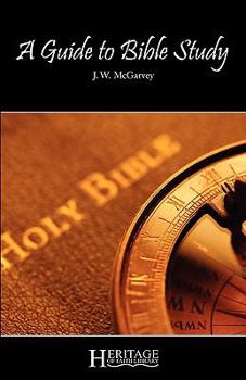 Paperback A Guide to Bible Study Book