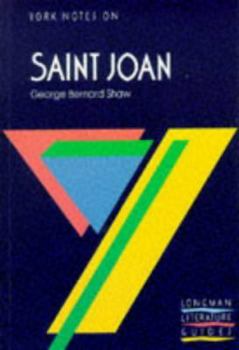 Paperback York Notes on "Saint Joan" by George Bernard Shaw (York Notes) Book