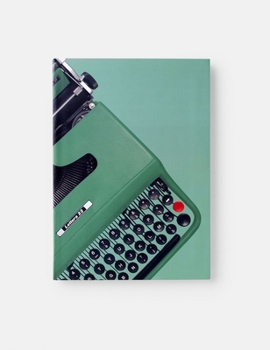Paperback Olivetti Green Midsized Lined Notebook Book