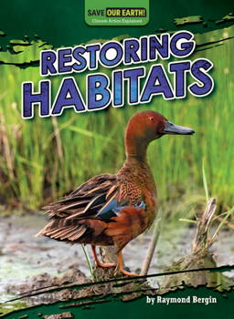 Library Binding Restoring Habitats Book