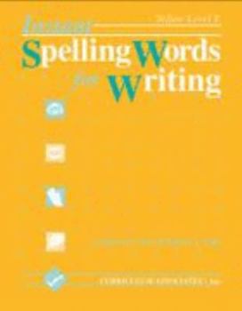 Paperback Instant Spelling Words for Writing: Level E Yellow Book