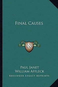 Paperback Final Causes Book