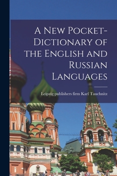 Paperback A New Pocket-dictionary of the English and Russian Languages Book
