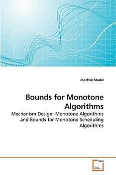 Paperback Bounds for Monotone Algorithms Book