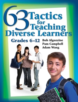 Paperback 63 Tactics for Teaching Diverse Learners: Grades 6-12 Book