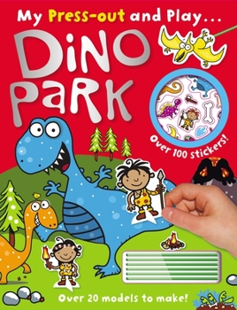 Paperback Press-Out and Play Dino Park Book