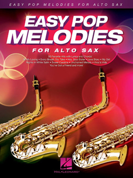 Paperback Easy Pop Melodies for Alto Sax Book