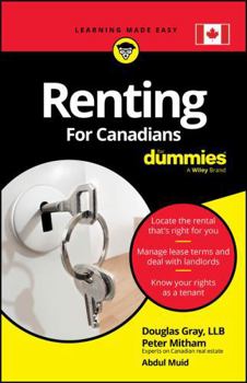 Paperback Renting For Canadians For Dummies Book