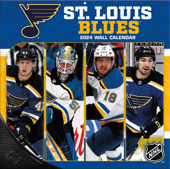 Calendar St Louis Blues 2024 12x12 Team Wall Calendar Book