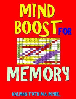 Paperback M!nd Boost for Memory: 132 Entertaining & Challenging Large Print Word Search Puzzles Book