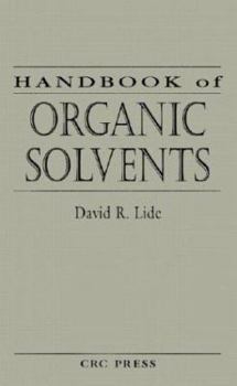 Hardcover Handbook of Organic Solvents Book