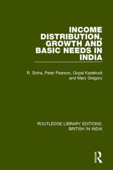 Paperback Income Distribution, Growth and Basic Needs in India Book