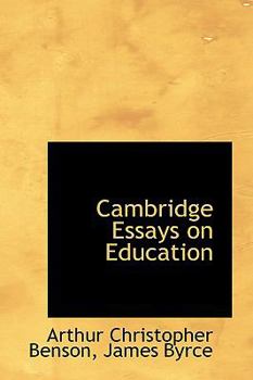 Paperback Cambridge Essays on Education Book